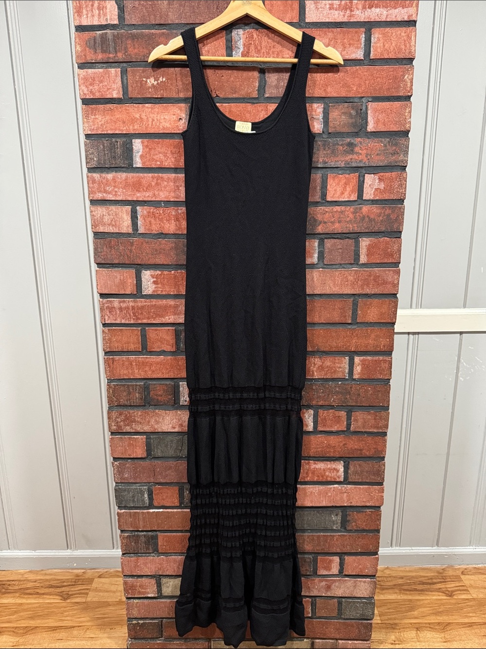 Torn by Ronny Kobo Black Sleeveless Maxi Dress